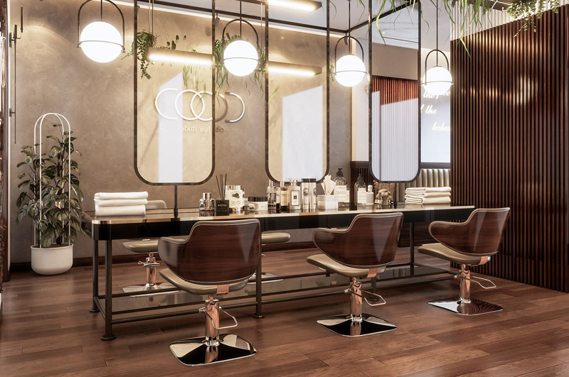 美發店面又長又窄，要怎么裝修設計？