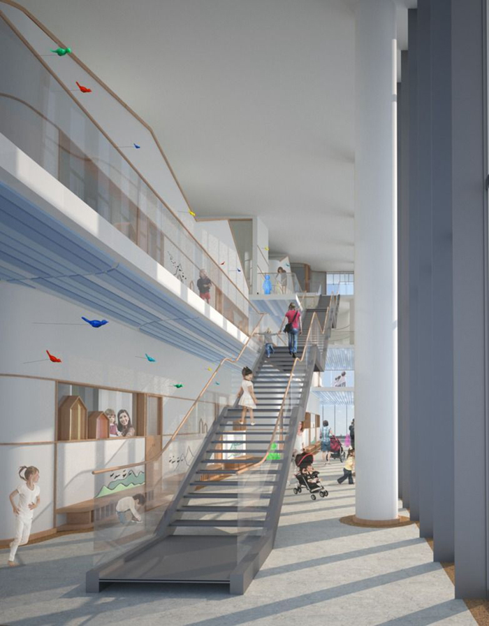 早教中心裝修-樓梯設(shè)計效果圖